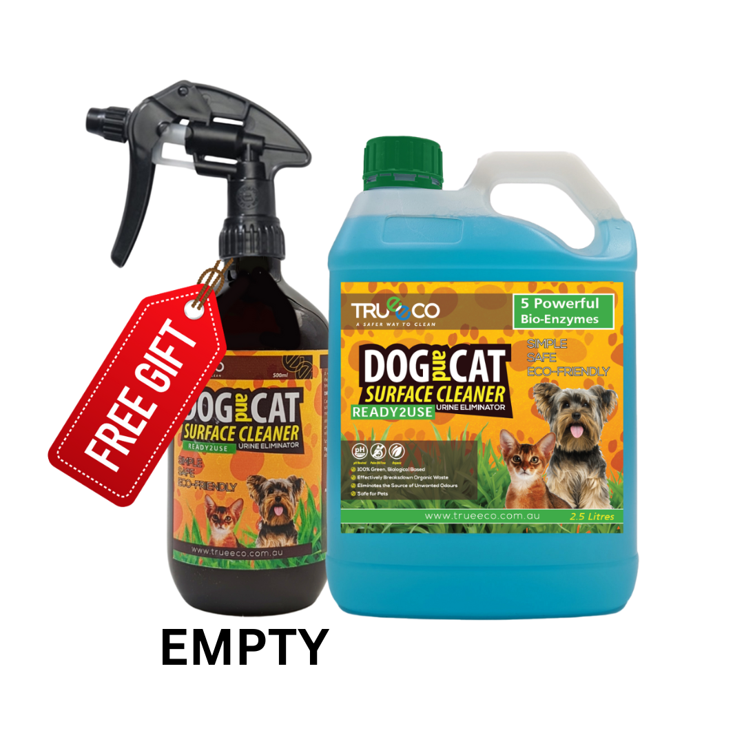 2.5L Dog and Cat Surface Cleaner Ready2use + Empty Bottle