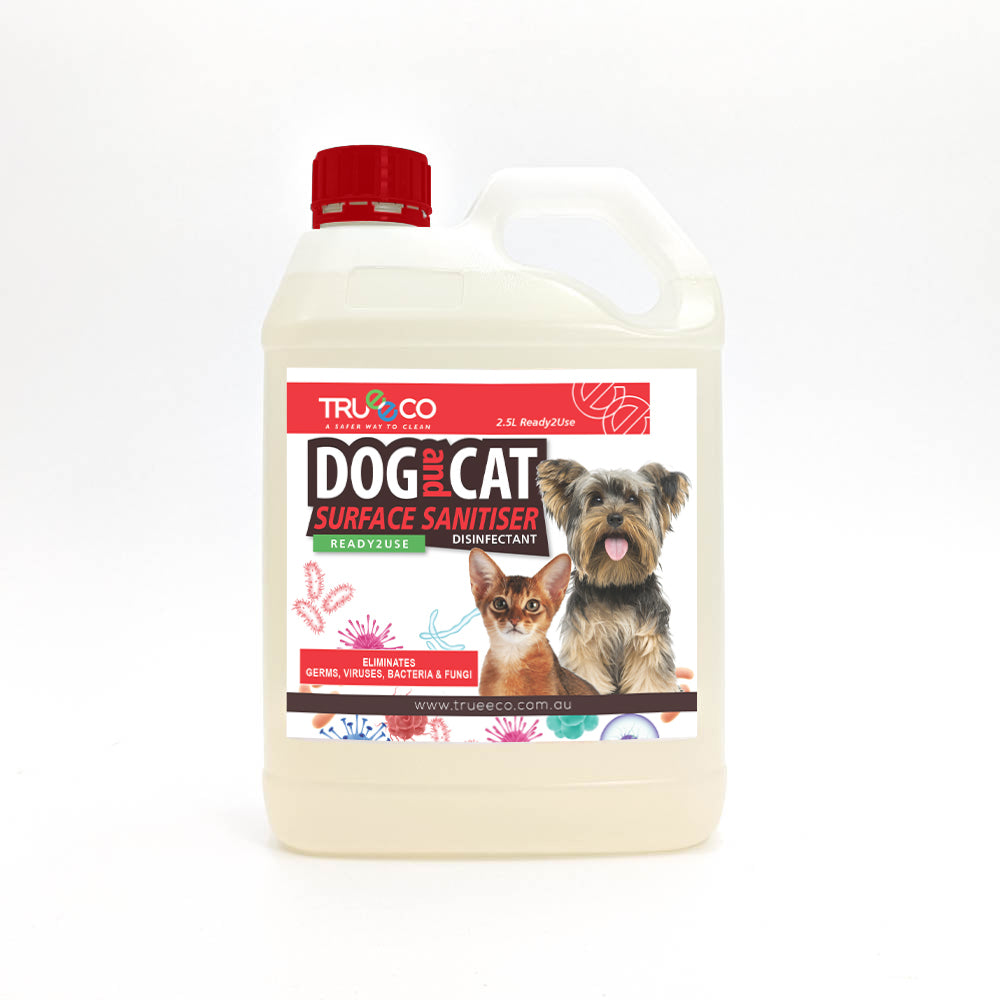 2.5 Litres Dog and Cat Surface Sanitiser & Disinfectant - Pet-Safe Formula - Ready-to-Use - $13.98/L