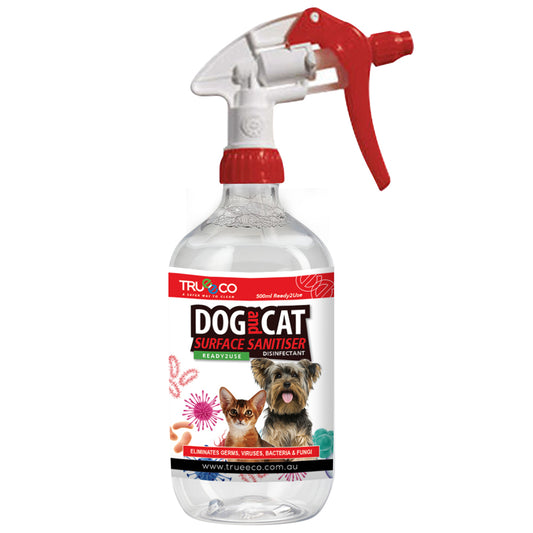 500ml Dog and Cat Surface Sanitiser & Disinfectant - Pet-Safe Formula - Effective Cleaning Solution