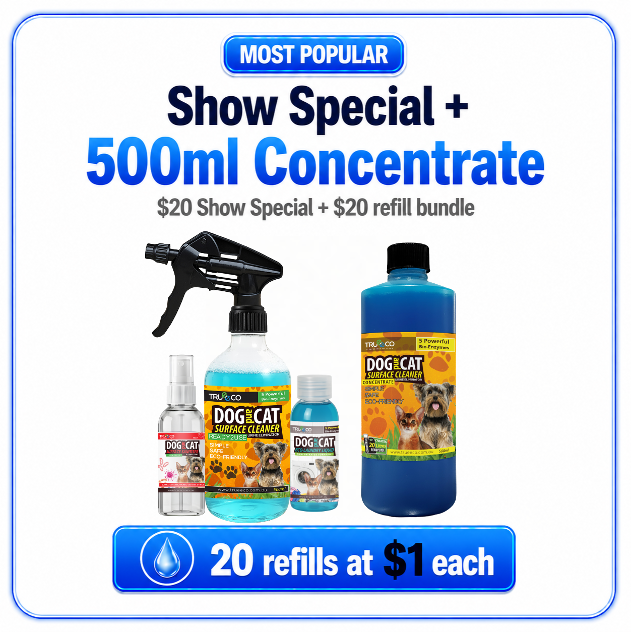Pet Show Special + 500ml Concentrate Bundle