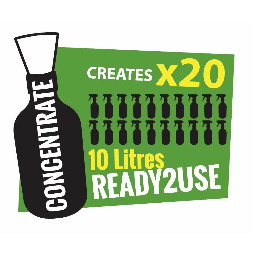 TrueEco Friendly Carton of x10 500ml Concentrate Refill Dog & Cat Urine Odour and Stain Remover - TRUEECO