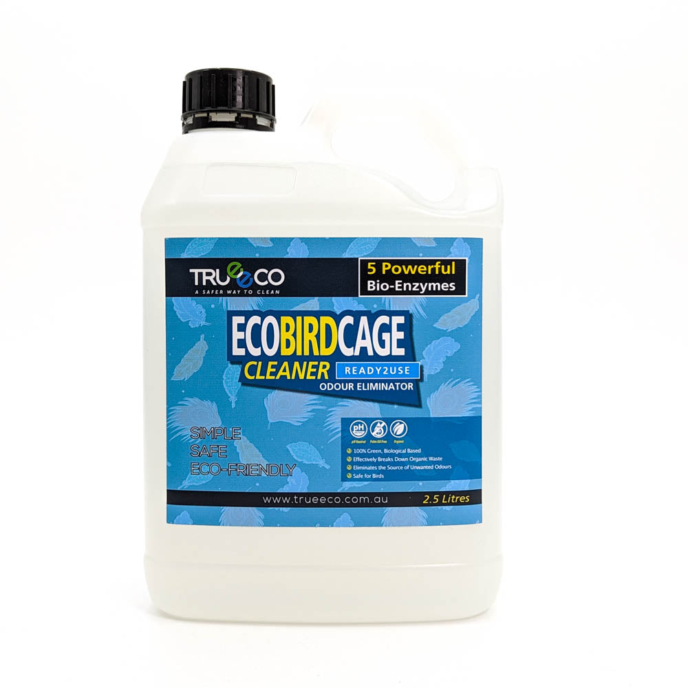 2.5 Litre Eco Bird Cage Cleaner Odour Remover: Natural, Non-Toxic Formula for Fresh Aviaries with Bird-Safe Ingredients