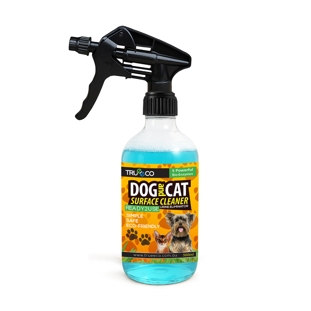 500ml Dog & Cat Surface Cleaner Spray – Ready-to-Use Pet-Safe Enzyme Stain Remover & Odour Eliminator