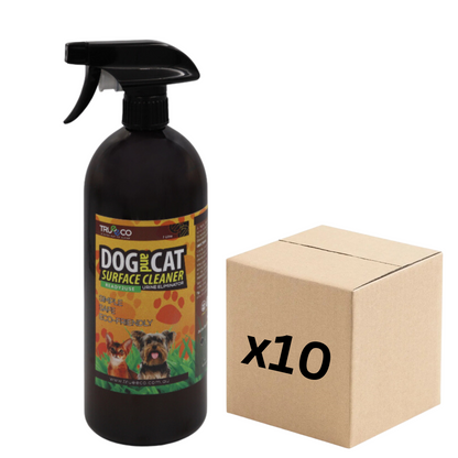 Carton 1 Litre Dog & Cat Urine Odour and Stain Remover Pet Safe