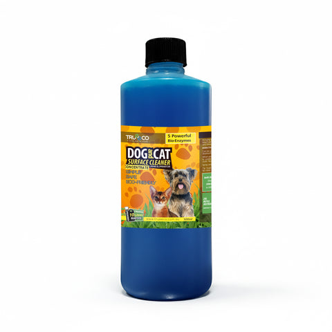 500ml Dog & Cat Surface Cleaner Concentrate – Pet-Safe Enzyme Stain Remover & Odour Eliminator (Makes 20 Bottles)