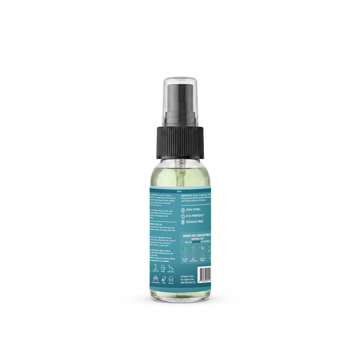 CareGuard Surface Cleaner Ready-to-Use 50ml | Enzyme Odour Neutraliser