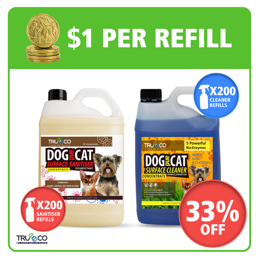 400 Refill Bundle – 5L Cleaner + 5L Sanitiser