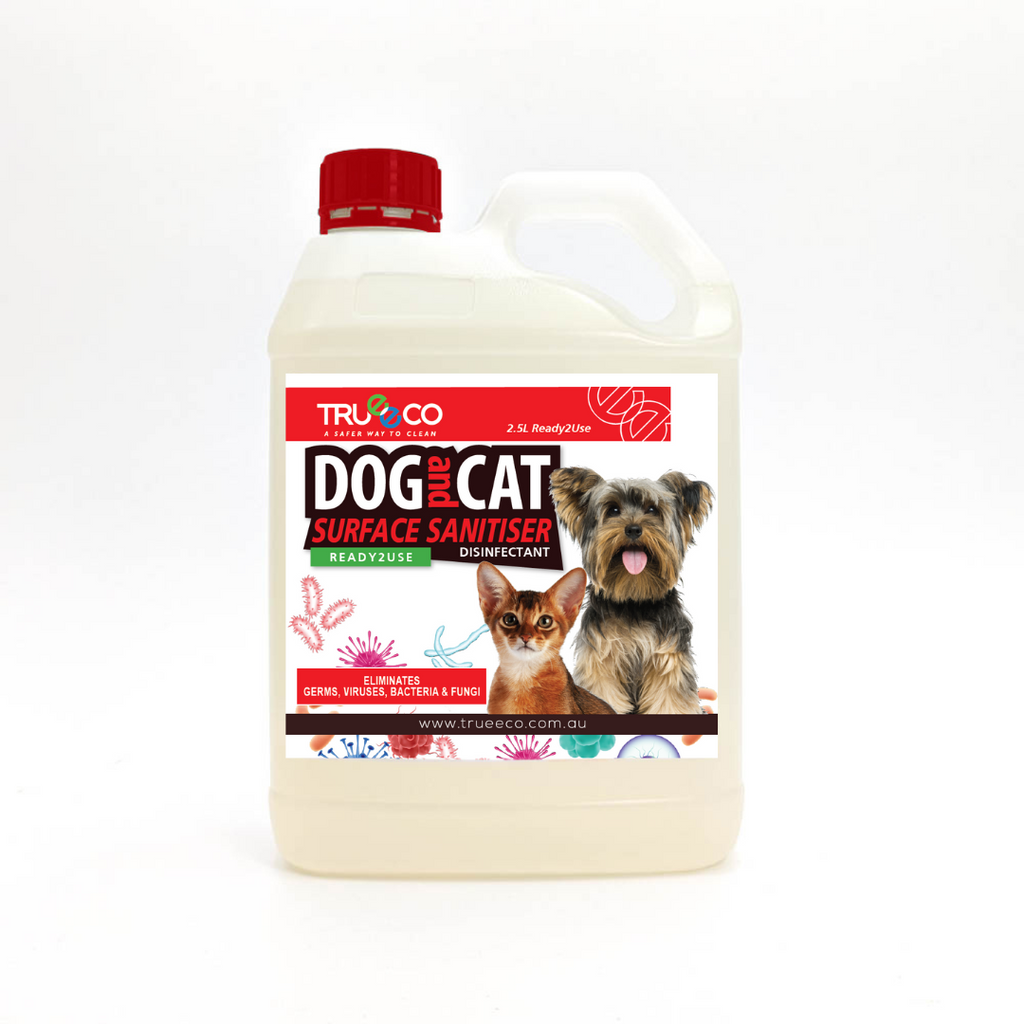 2.5 Litres Dog and Cat Surface Sanitiser & Disinfectant - Pet-Safe Formula - Ready-to-Use - $13.98/L