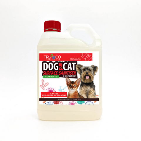 2.5 Litres Dog and Cat Surface Sanitiser & Disinfectant - Pet-Safe Formula - Ready-to-Use - $13.98/L