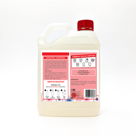 2.5 Litres Dog and Cat Surface Sanitiser & Disinfectant - Pet-Safe Formula - Ready-to-Use - $13.98/L