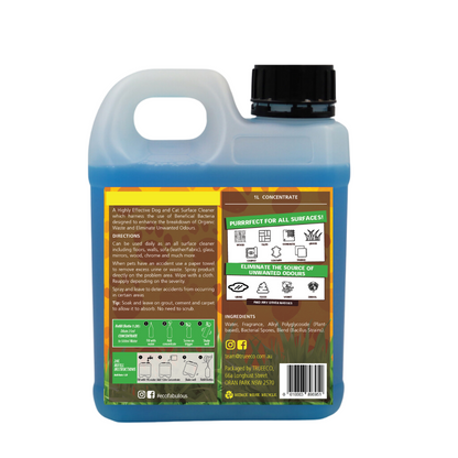 TrueEco Friendly Carton of x10 1 Litre Concentrate Refill Dog & Cat Urine Odour and Stain Remover