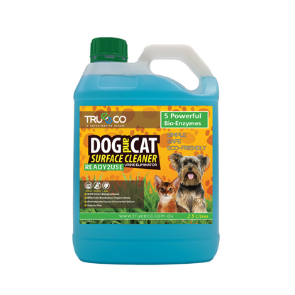 Carton 2.5 litre Dog & Cat urine odour and stain remover pet safe