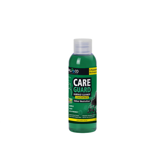 CareGuard Surface Cleaner Concentrate 125ml | Enzyme Odour Neutraliser | Makes 2.5L Ready-to-Use