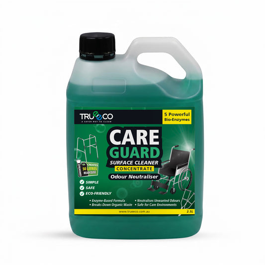 CareGuard Surface Cleaner Concentrate 2.5L | Enzyme Odour Neutraliser | Makes 50L Ready-to-Use