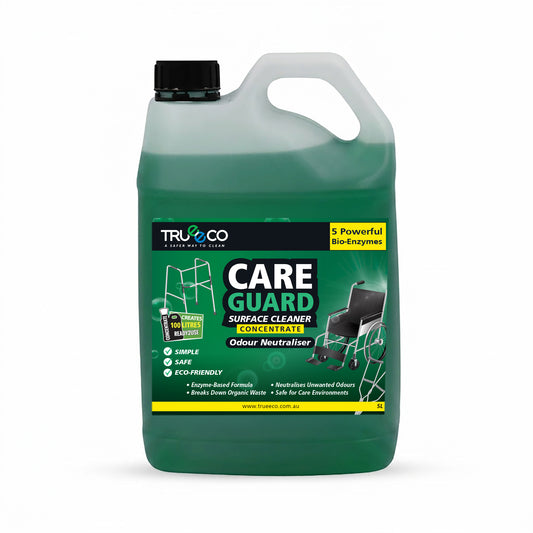 CareGuard Surface Cleaner Concentrate 5L | Enzyme Odour Neutraliser | Makes 100L Ready-to-Use