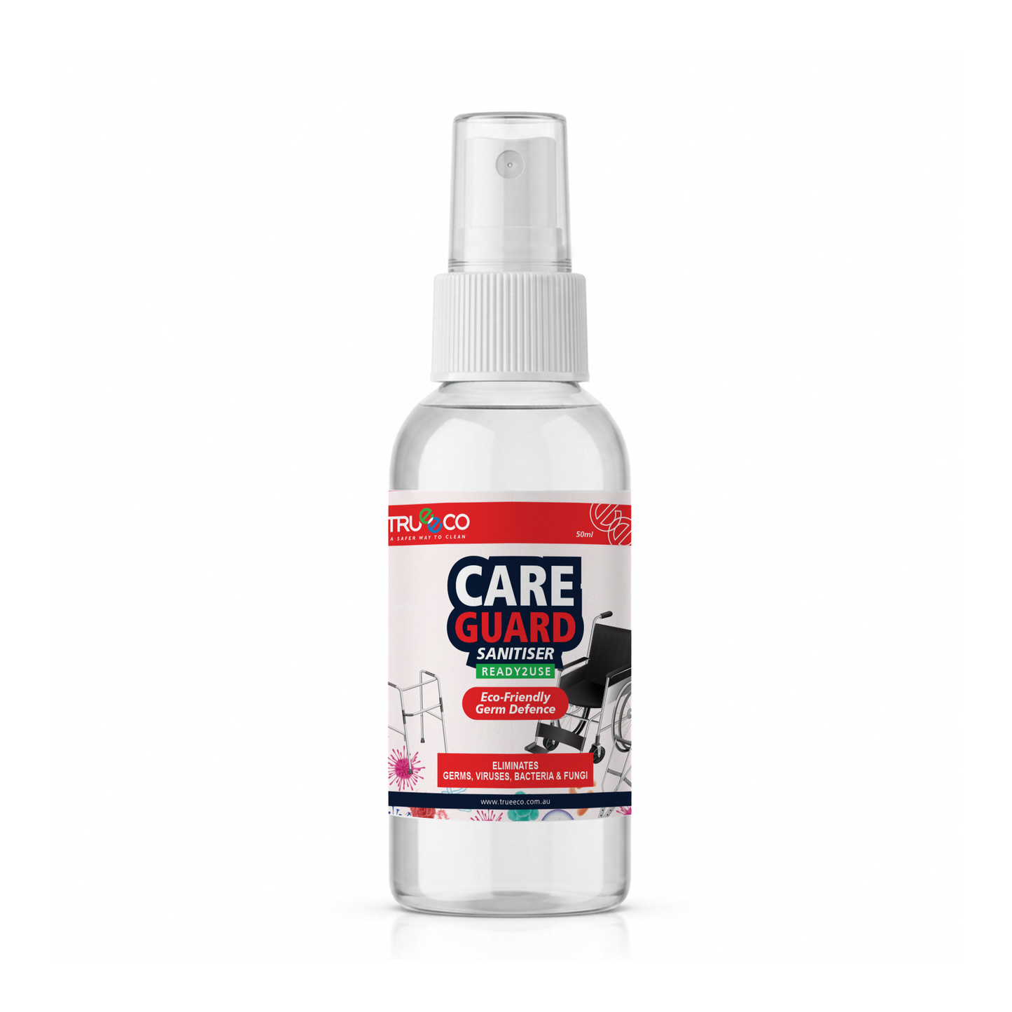 CareGuard Surface Sanitiser Ready-to-Use 50ml | Disinfectant