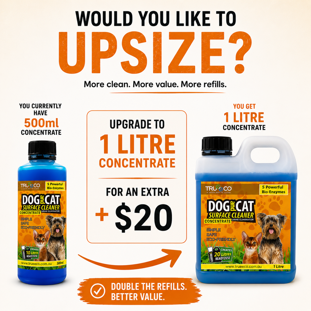 Upsize to 1L Concentrate