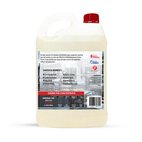 Truly Greener Eco Gym Sanitiser Pro Disinfectant 5L Ready-to-Use