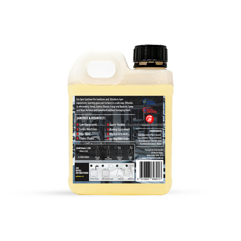 Truly Greener Eco Gym Sanitiser Pro Disinfectant 1L Concentrate
