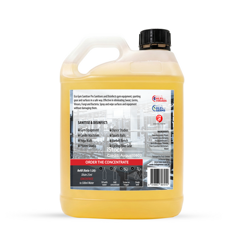 Truly Greener Eco Gym Sanitiser Pro Disinfectant 2.5L Concentrate