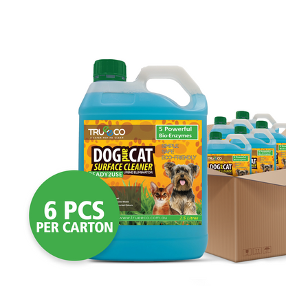 Carton 2.5 litre Dog & Cat urine odour and stain remover pet safe