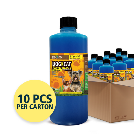 TrueEco Friendly Carton of x10 500ml Concentrate Refill Dog & Cat Urine Odour and Stain Remover