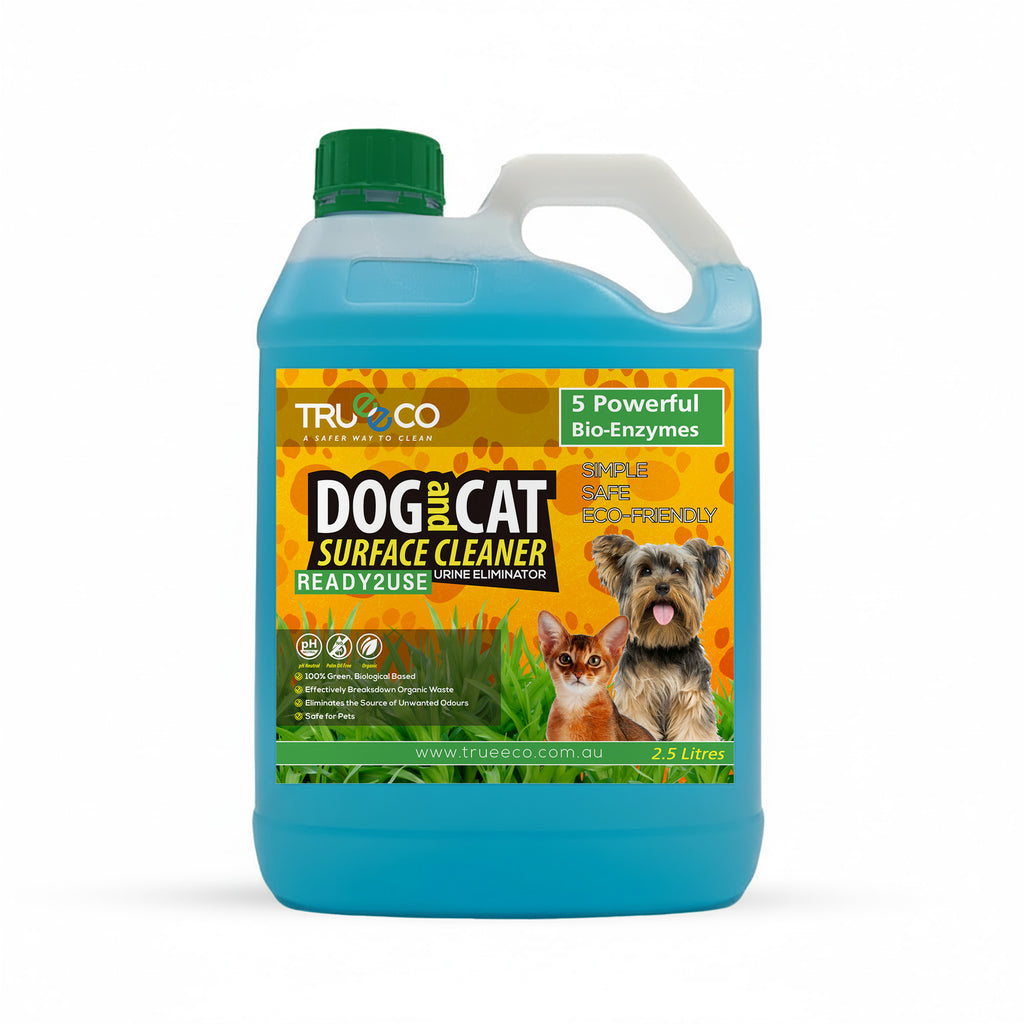 Trueeco Dog & Cat Surface Cleaner Ready-to-Use 2.5L | Enzyme Stain & Odour Remover