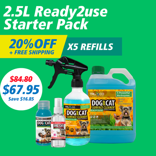 Dog & Cat Surface Cleaner 2.5L Ready-to-Use Starter Pack