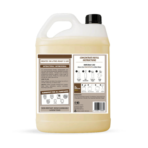 Trueeco Dog & Cat Surface Sanitiser Concentrate 5L | Disinfectant | Makes 100L Ready-to-Use