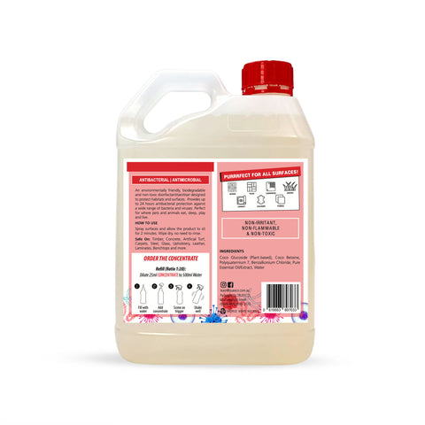 Trueeco Dog & Cat Surface Sanitiser Ready-to-Use 2.5L | Disinfectant