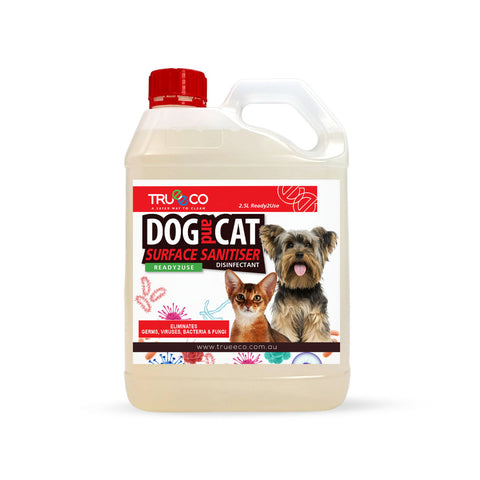 Trueeco Dog & Cat Surface Sanitiser Ready-to-Use 2.5L | Disinfectant