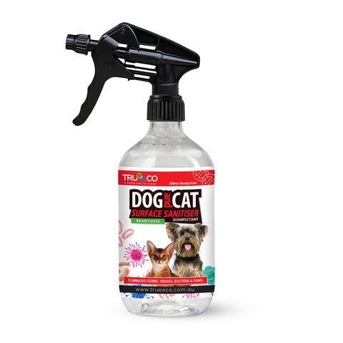 Trueeco Dog & Cat Surface Sanitiser Spray 500ml | Disinfectant