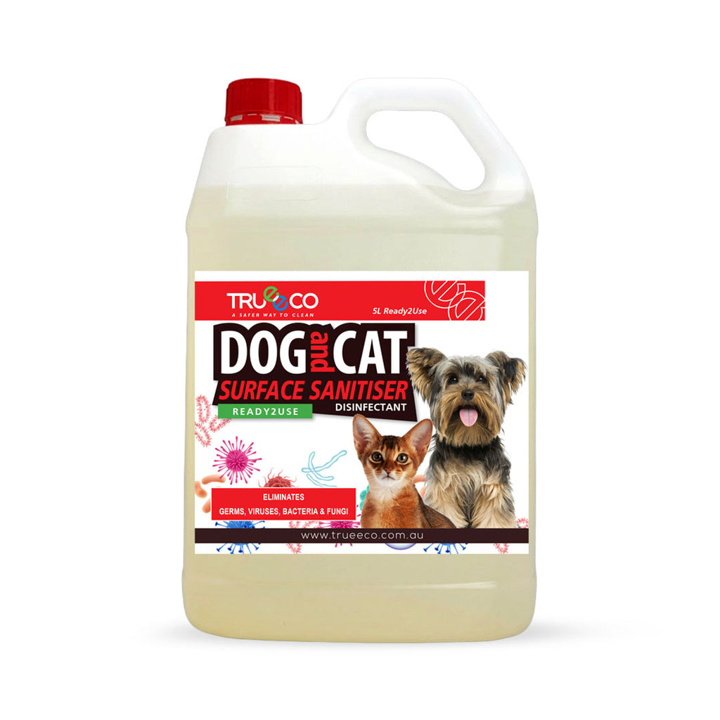 Trueeco Dog & Cat Surface Sanitiser Ready-to-Use 5L | Disinfectant