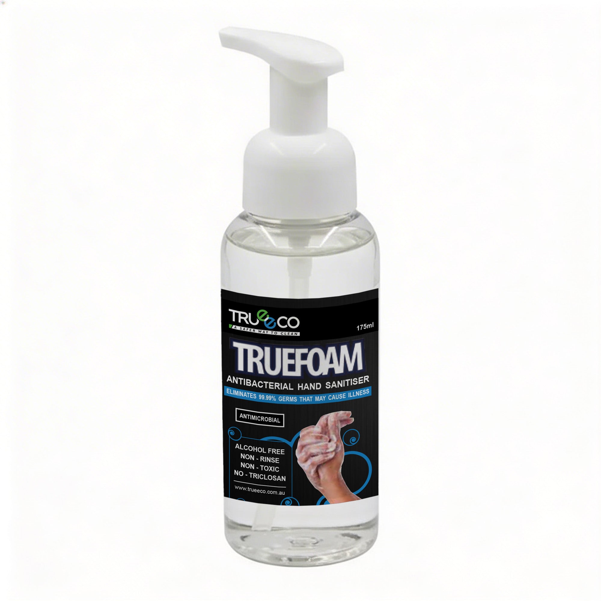 Trueeco Truefoam Foaming Hand Sanitiser 375ml Ready-to-Use – TRUEECO