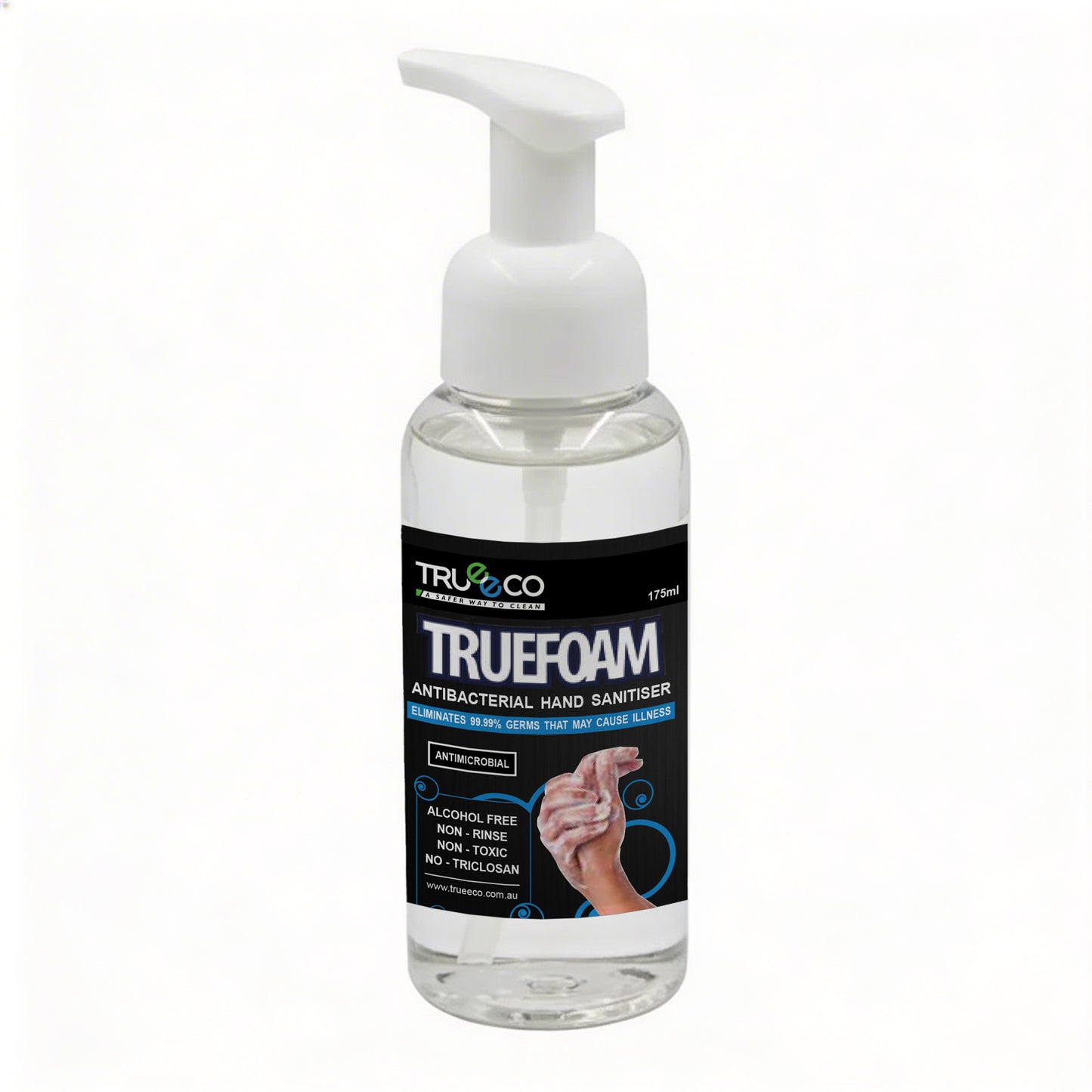 Trueeco Truefoam Foaming Hand Sanitiser 375ml Ready-to-Use