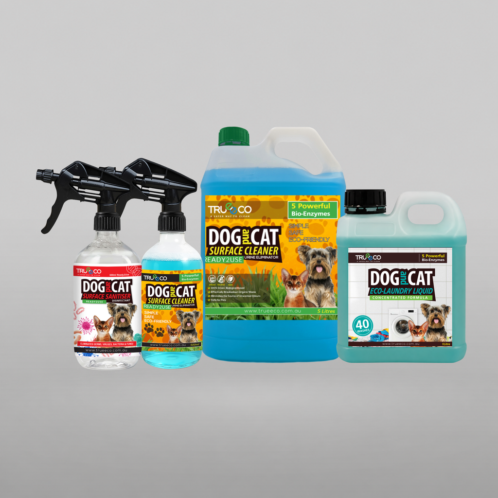 Trueeco Dog & Cat Ultimate Cleaning Bundle 5L Ready-to-Use