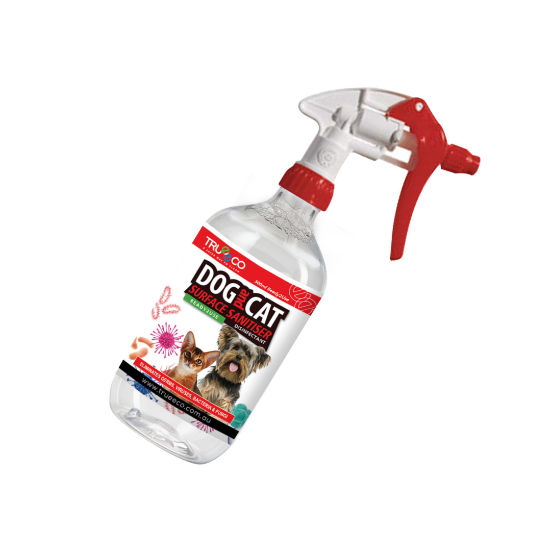 EMPTY 500ml Dog and Cat Surface Sanitiser & Disinfectant - Pet-Safe Formula - Effective Cleaning Solution