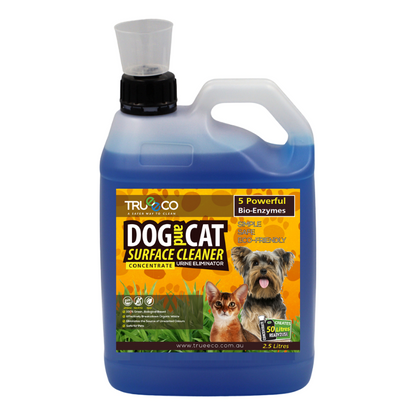 2.5 Litre Concentrate Refill Dog & Cat Urine Odour and Stain Remover - TRUEECO - Australia