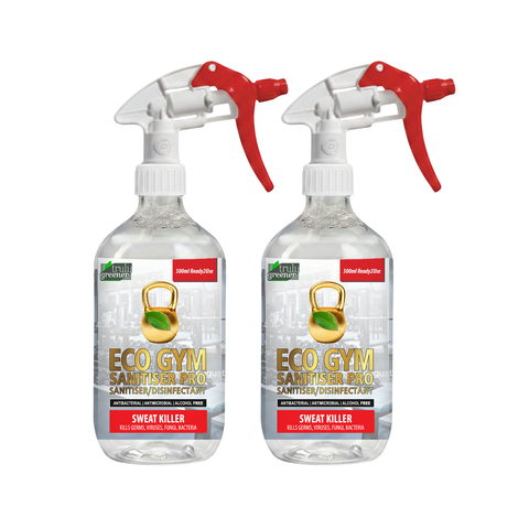 2x Gym Station Spray Bottles, Ready-to-Use