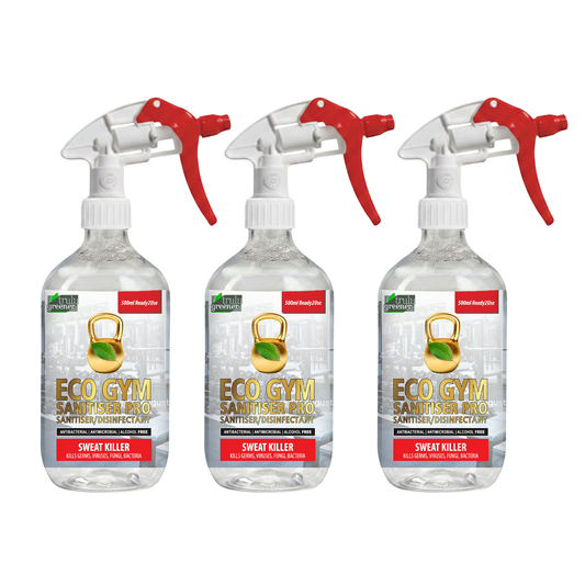 3x Gym Station Spray Bottles, Ready-to-Use