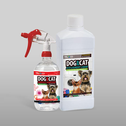 UPSIZE 500ml Sanitiser + 1L Laundry Liquid