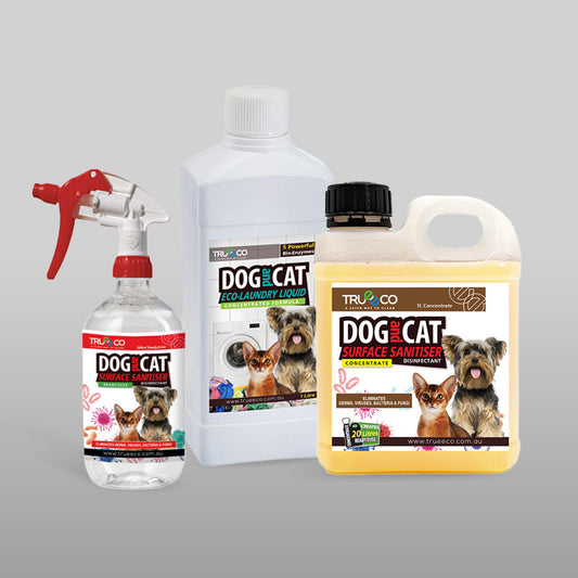 1L Dual Sanitiser + Laundry Liquid Combo