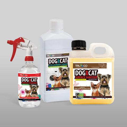 1L Dual Sanitiser + Laundry Liquid Combo