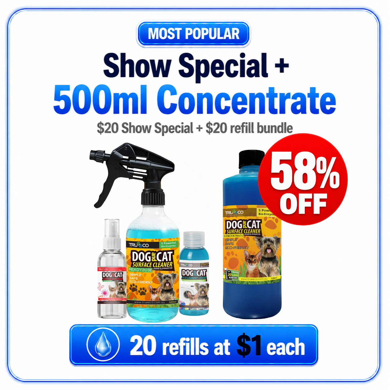 Pet Show Special + 500ml Concentrate Bundle