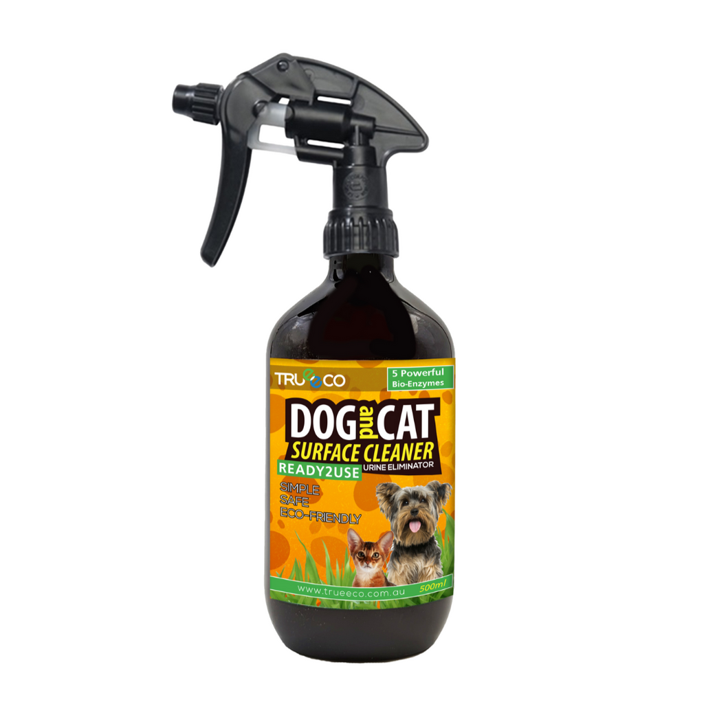 500ml Dog & Cat Surface Cleaner Spray – Ready-to-Use Pet-Safe Enzyme Stain Remover & Odour Eliminator